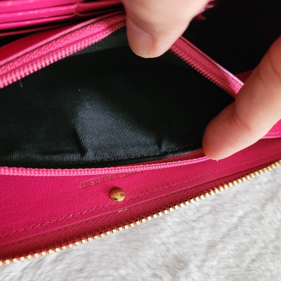 YSL Zippy long wallet ,pink - Picture 6 of 9